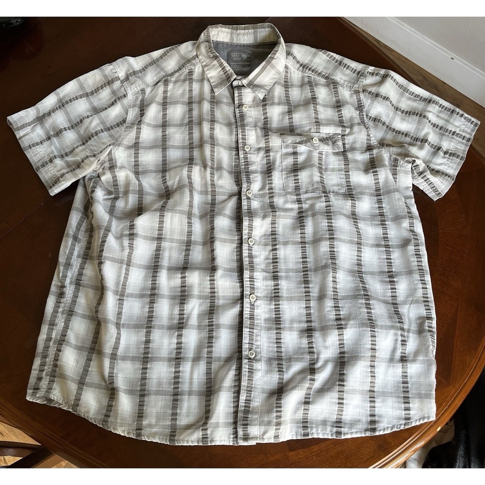 Mountain Hardwear Men's Gilmore Short Sleeve Button Up Shirt Size XXL Outdoor